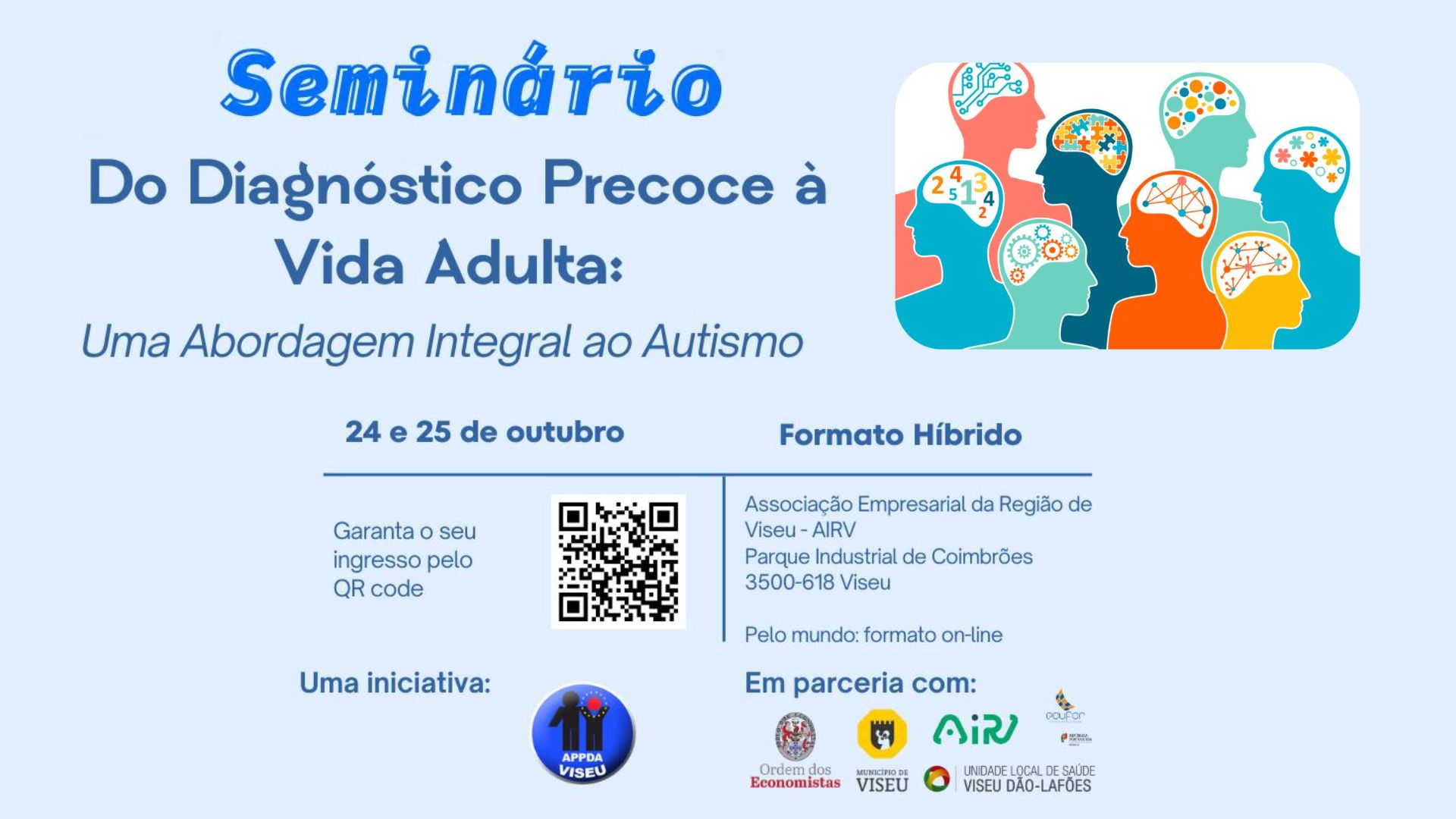 Cartaz - Seminario Autismo - outubro 2025